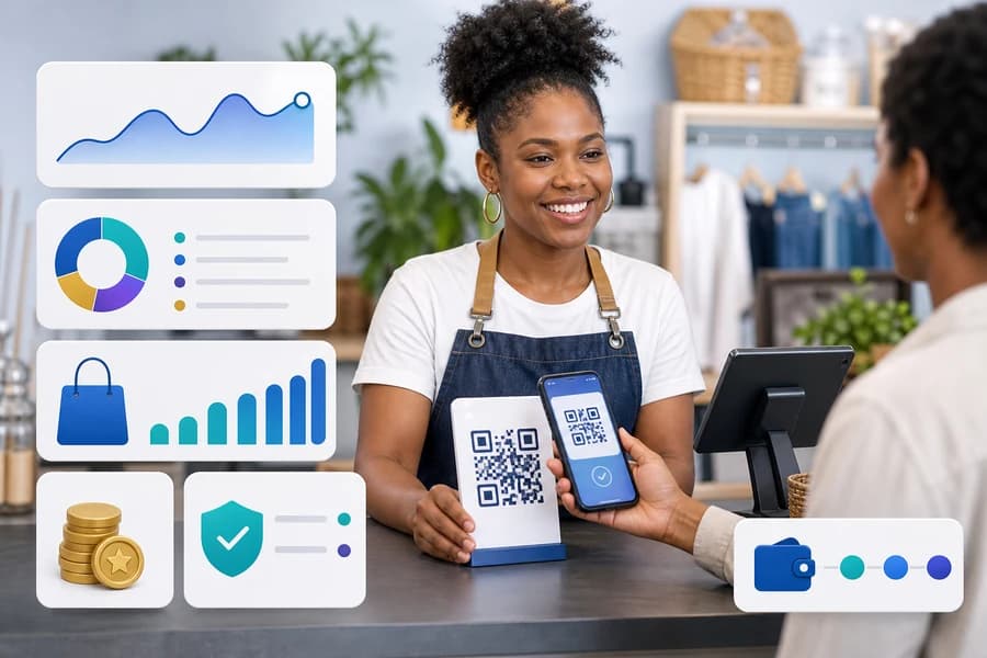 VowBank merchant wallet product thumbnail.